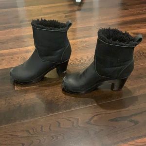 No. 6 booties with heel
